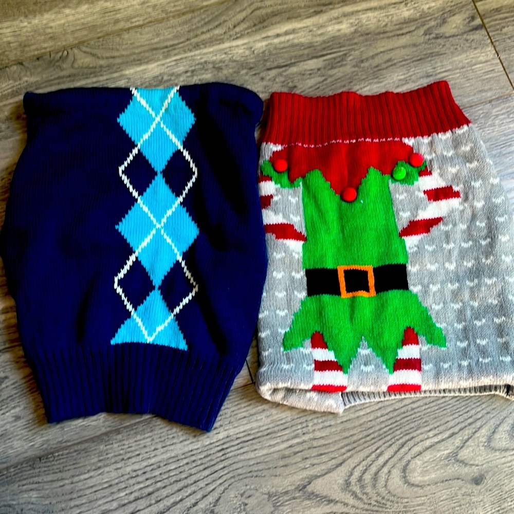 Super cute Pet sweaters- excellent condition